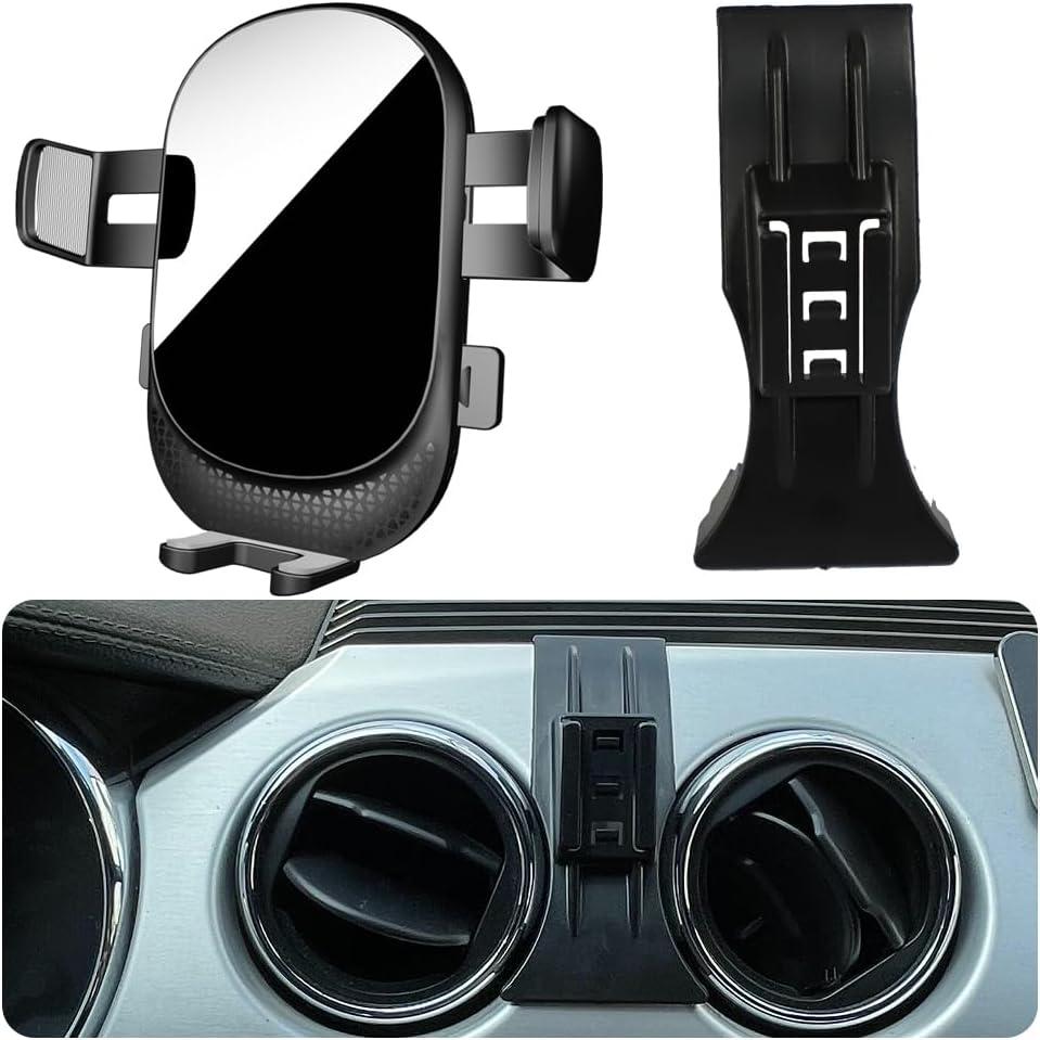 Car Phone Holder for Ford Mustang Auto Accessories [Only for 2015-2023 Mustang] [Auto Lock Hands Free Cell Phone Mount Car fits for iPhone & All Smartphones]