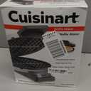 Cuisinart Waffle Maker, 1250W Round Classic Waffle Iron, 5-Setting Adjustable Browning Control, WMR-CANAS, Brushed Stainless