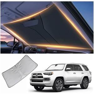 Windshield Sun Shade for Toyota 4Runner Front Window Shades Cover for 2010-2024 2025 4Runner Windshield Sun Visor Protector Car Accessories