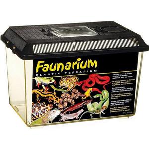 Exo Terra Faunarium, Plastic Reptile Terrarium, Medium, PT2260