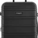 Scotch & Soda Rotterdam Expandable Hardside Luggage, Black, 22" Carry-On