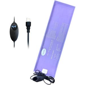 Waterbed Smart Thermostat, 200W Adjustable Softside Hardside Water Bed Heater, LED Display Waterbed Heater, Safe and Durable, For King, Queen, Full and Twin