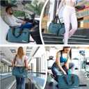 Gryme 15 Inch Small Gym Bag with Shoe Compartment and Wet Pocket, Mini Duffle Bag for Men & Women, Small Sports Bag for Travel Carry On, Swimming, Workout, Weekender Overnight (Blue-15x9x8.7in)