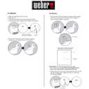 Weber Replacement Thermometer 67088, Center Mount, 2-3/8" Diameter