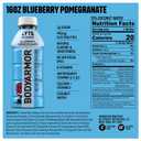 BODYARMOR Lyte Sports Drink Low-Calorie Sports Beverage, Blueberry Pomegranate, Coconut Water Hydration, Natural Flavors with Vitamins, Potassium-Packed Electrolytes, Perfect for Athletes, 16 fl oz Bottle (Pack of 12)