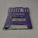 ACSTEP Folding Step Stool Portable Collapsible Plastic Step Stool, Foldable Step Stools, Non Slip Folding Stools for Kitchen Bathroom Bedroom (Purple) (9 Inch( Pack of 1))