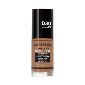 COVERGIRL TruBlend Matte Made Liquid Foundation, Bronze, 1.01 Fl Oz (Pack of 1)