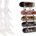 Fingerboard Display Rack,Pro Finger Skateboard Storage Stand,Transparent Acrylic Finger Board Racks