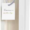 HANSWARE 6PCS Wine Gift Bags with Handles for Bottles Gifts Clear Window Paper Wine Bag for Valentines,Wedding,Easter,Christmas,Baby Shower,Birthday Party,White-6PCS (1 count (Pack of 6))