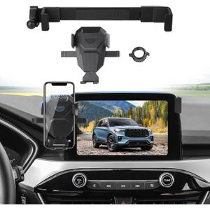 Car Phone Holder for 2020-2025 Ford Escape Accessories,Adjustable Explorer Phone Mount for 8-inch Screen,Hands-Free Ultra Stable Phone Stand