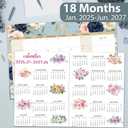 5 x Guasslee Desk Calendar 2026, Large Desk Top Calendar 2026, 18-Month Wall Calendar From Jan. 2026 to Jun. 2027 With To-Do List, Notes For Office Home Teacher Planning, 17" x 11.5"