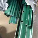 Thealyn 7ft Fence Posts, Pack of 10 - Sturdy Metal U-Posts & Step-in Stakes, No Digging Poles for Garden Wire Fencing and Yard Signs (Requires Assembly)