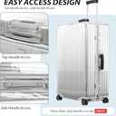 Transparent PVC Suitcase Cover, No Disassembly Required Clear Luggage Protector Suitcase Cover