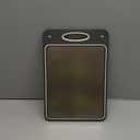 Titanium Cutting Boards for Kitchen Non Toxic  Double Sided Metal for Meat/Fish & Wheat Straw PP for Fruits/Vegetables, Dishwasher Safe, Hygienic, 100% Pure Titanium Easy Clean Chopping Board