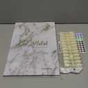 160 Color Nail Display Book with 240 Nail Tips and 1-200 Numbered Labels, Easy to Install, Removable Design, Portable Book Style, Space-Saving for Nail Art