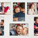 MONT PLEASANT 4x6 Collage Picture Frame Family Photos Display - 6 Openings Collage White Picture Frame for Wall for Tabletop Stand Black Picture Frames Set for Home Decor