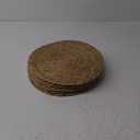 Defined Deco Woven Placemats Set of 10, 12" Round Rattan Placemats, Natural Hand-Woven Water Hyacinth Placemats, Farmhouse Weave Place Mats, Rustic Braided Wicker Table Mats for Dining Table, Home, Wedding