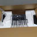 ZIPPY Kids Piano Keyboard, 37 Keys Digital Piano for Kids, Touch Sensitive Control Panel, Built-in Songs, Volume Adjustable, Music Educational Instrument, Wood Piano for 3+ Girls and Boys (Black Plus)