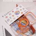 2 x Summer Series 360 Spin Stand for iPhone 17 Pro Max Case (Compatible with MagSafe) [Military Drop Protection] Magnetic Clear Shockproof Protective for 17 Pro Max Phone Case 6.9'', Cosmic Orange