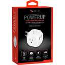 Power up Three Sides Wall Adapter With USB-C & USB-A Charging Ports