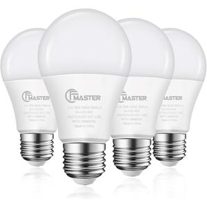 A19 LED Light Bulb, LED Bulbs 100 Watt Equivalent, 3000K Warm Light Bulbs, 1500 Lumens, E26 Standard Base Lightbulb, Non-Dimmable 15 Watt Soft White Bulbs for Home, ETL Listed(4-Pack)
