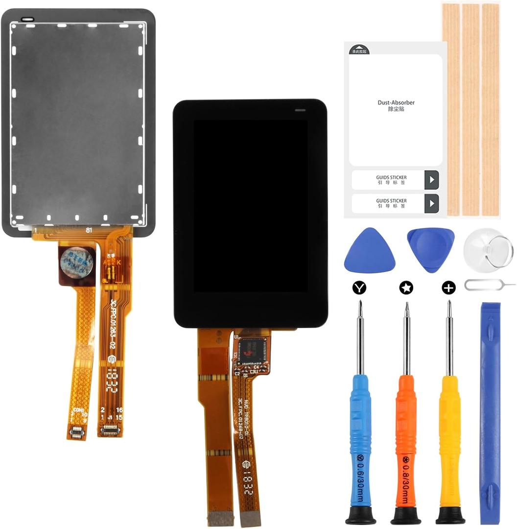 Screen Replacement for GoPro Hero 6/ Hero 7 LCD Display Hero6 Hero7 Action Camera Screen Digitizer Full Assembly with Repair Tools