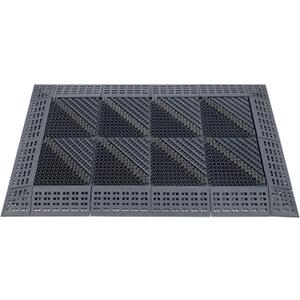 Shoe Brush Scraper - Door Scrubber Mat Outdoor Heavy Duty Boot Scraper with Brush for Home Porch Garden - - All Weather Shoes & Boots Cleaner, Removes Snow, Sand and Mud  29.5 x 17.7