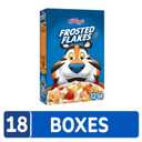 Kellogg's Frosted Flakes Breakfast Cereal, Kids Cereal, Family Breakfast, Original (18 Boxes) BBD 04/11/2026
