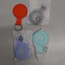 1|2|4Pack for Apple AirTag Holder,for Air Tag 2nd &1st Genaretion,Waterproof GPS Tracker Air Tag Keychain with Cover Anti-Scratch Silicone for Air-Tag Case for Pets,Kids,Luggages-Black+Blue+Green+Red