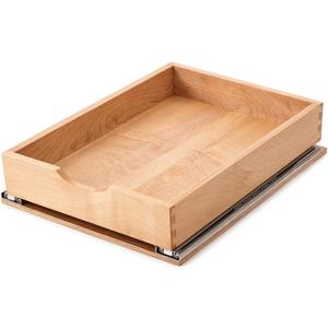 Pull Out Cabinet Drawers - 8x2 Size Options (12-29'W,18-21'D), Pre-Assembled with Soft Close Slides, Solid Beechwood, Easy Installation (16'W x 21'D)