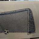 ORIENGEAR Soccer Goal, 12x6/10x6.5/8x6/6x4 Full Size Soccer Goals for Backyard, Soccer Net with Training Discs, Portable Soccer Goal for Kids and Adults with 1 Carry Bag, Porterias De Futbol