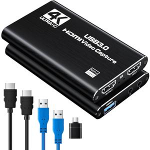 Newhope HDMI Capture Card for Streaming, Full HD 1080P 60FPS Capture USB 3.0 Game Audio Video Capture Card,for Streaming Camera/Xbox/PS4/PS5/Switch/PC