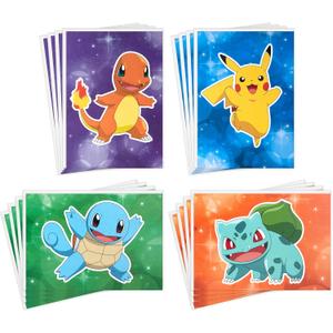 Hallmark Pokmon Kids Birthday Card Assortment (16 Cards with Envelopes) Pikachu, Bulbasaur, Squirtle, Charmander