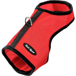 Bark Appeal Red Wrap N Go Dog Harness for Small-Medium Pets  Soft Solid Mesh Vest Harness for Dogs, Puppies, Kittens & Cats  Easy Buckle-Free Design for a Comfortable Fit  XS