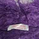 Avidlove Women Sexy Lingerie Set 2 Piece Lace Kimono Robe with Lace Teddy Lingerie Bodysuit (Medium, Purple)