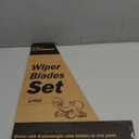 OEM Quality Windshield Wiper Blades, 22 and 22 DSV Standard Car Wiper Blades With Universal U/J Hook Only, Automotive Replacement Wiper Blades for my Car, Water Repellency Wiper Blade, Pack of 2