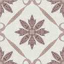 FloorPops Jamila Burgundy Peel and Stick Floor Tiles, FP6299