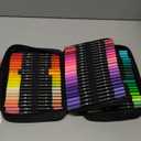 120 Colors Dual Tip Brush Pens Art Markers for Adult Coloring Books, Artist Drawing Sketch Markers Set with Fine & Brush Tip