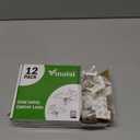 Vmaisi 12 Pack Cabinet Locks Child Safety Latches - Baby Proofing Cabinets Drawer Lock with Adhesive Easy Installation - No Drilling or Extra Screws (White) (Standard)