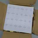 NETANY 24 Pcs Glass Spice Jars with Bamboo Lids, 4 oz Glass Jars with Minimalist Farmhouse Spice Labels Stickers, Collapsible Funnel, Seasoning Storage Bottles for Spice Rack, Cabinet, Drawer