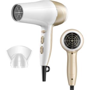 CONFU Hair Dryer,1875W Fast Drying Blow Dryer with Advanced Ionic Technology, More Shine and Less Frizz,Hair Dryers for Women with Concentrator Nozzle for Home Salon