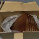 20 Slot Knife Block Storage without Knives,Acacia Wood Universal Knife Holder for Kitchen Countertop,Large Butcher Block Organizer,Easy Kitchen Knife Storage (Brown)