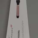 New Version Lanvier Rotating Curling Iron 1.25 Inch Automatic Curling Wand for Waves; Tourmaline Ceramic Self Curler with 2 Rotating Speed, 11 Adjustable Temperature & Dual Voltage for Worldwide Use (Rose Gold)