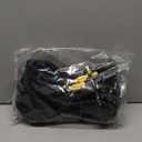 Flexi Hose Lightweight Expandable Garden Hose, 100FT -Retractable Garden Hose, Water Hose - No-Kink Flexibility, 3/4 Inch Solid Brass Fittings and Double Latex Core (Black)