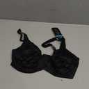 Bali Women's Passion for Comfort Underwire, Multiway Convertible, Soft Lace Bra (34D, Black)