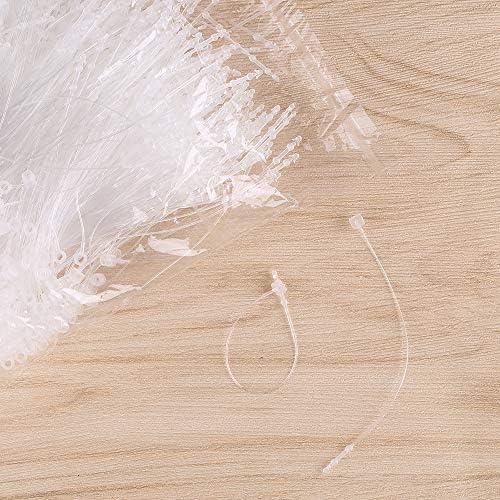 Green FABWOOD Snap Lock 3" Pin Security Loop Plastic Tag Fastener (1000 Pc)