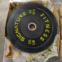 Fitvids Olympic Bumper Plate, 2" Weight Plate for Strength Training & Weightlifting, 35L