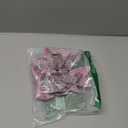 TONIFUL 4pcs Shiny Bow Pink Christmas Glitter Twist Tie Bows for Decoration Gift Box Wrapping, Christams Baskets Decor, Wedding Birthday Festival Party Decoration(5x5Inch/pcs)