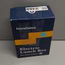 TRAVELISIMO Electric Lunch Box for Adults 100W Heated Lunch Box For Men 1.5L Stainless Steel Portable Food Warmer, 12/24/110V for Travel & Work, Loncheras Electricas Para Calentar almuerzo, green