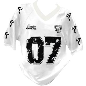 RoseSeek Girl's Jersey Y2K Oversized Graphic Number Print Tops V Neck Short Sleeve T Shirt Hip Pop Tee Streetwear 11Y